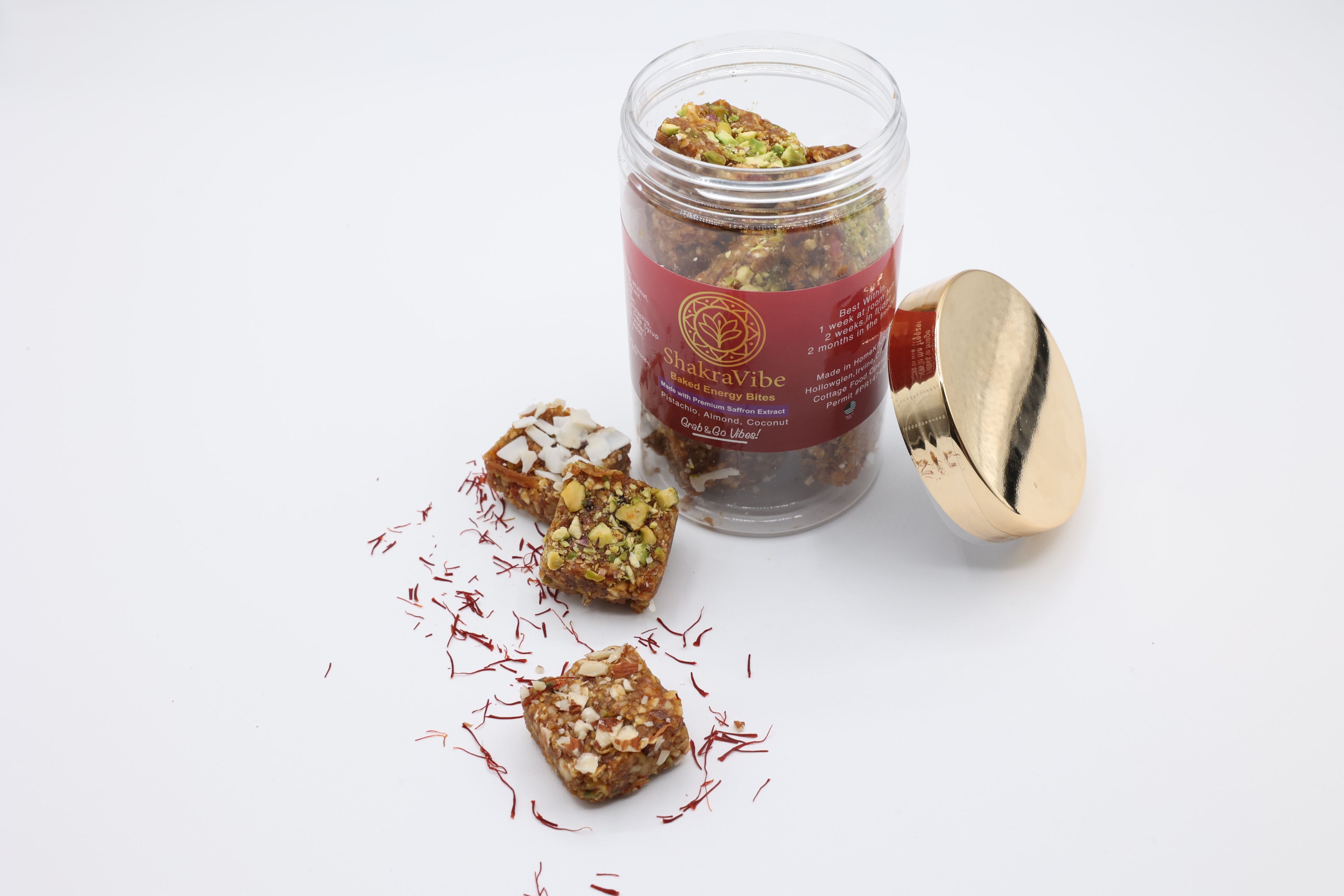 Saffron Bites (10 Bites)