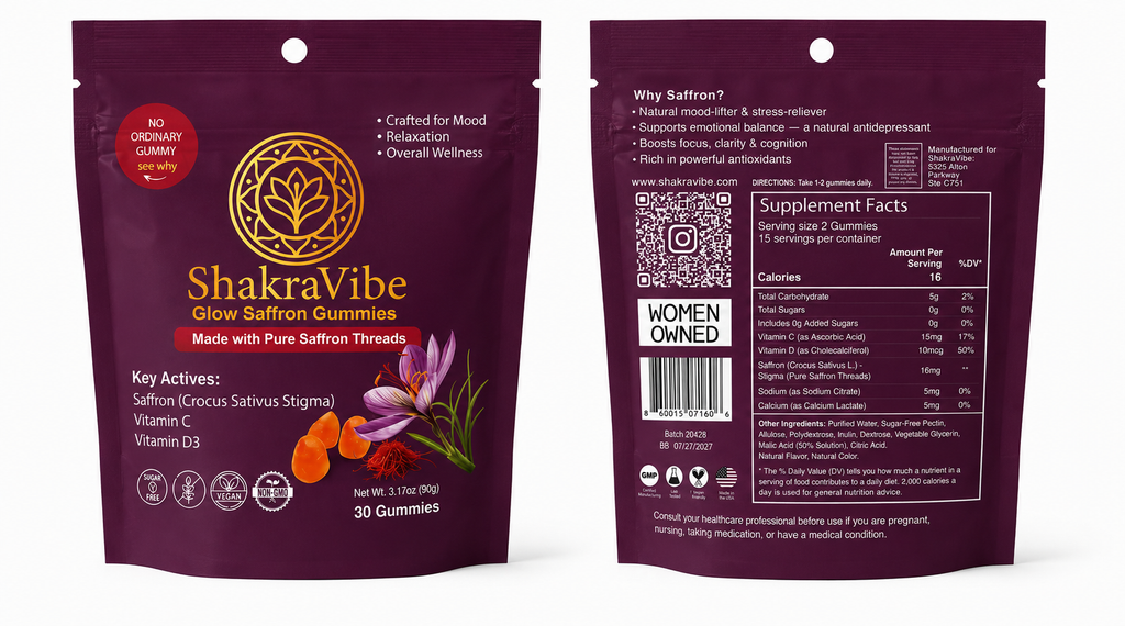Pure Saffron Gummies  | 30 Counts